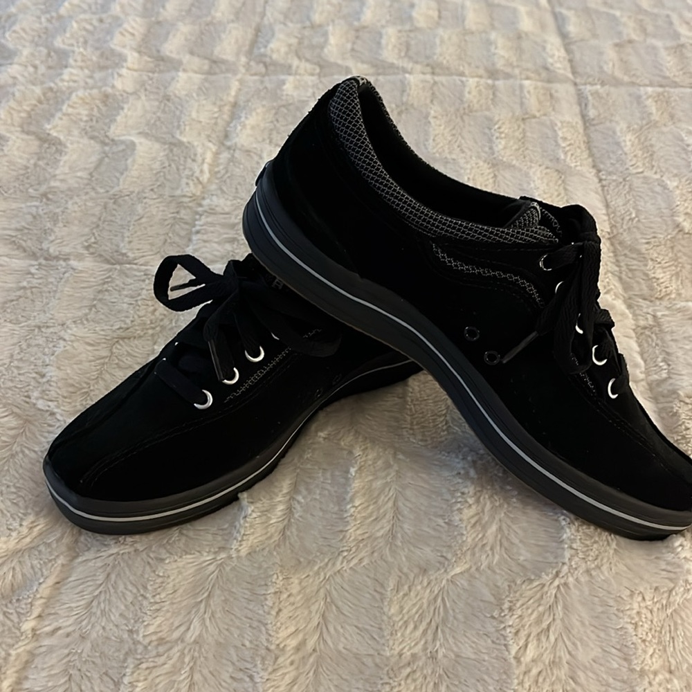 Ladies keds black casual sneakers size 7.5 - Picture 3 of 6